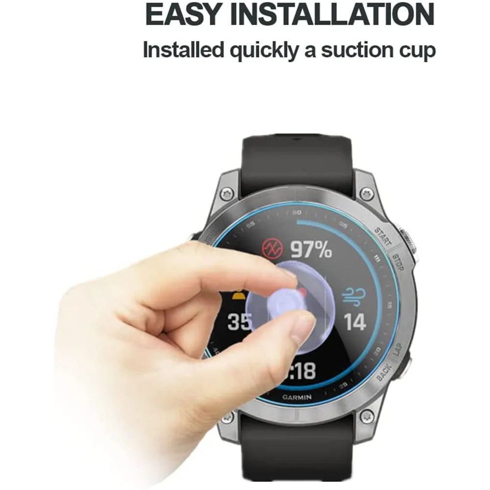 BEHUA 2Pcs HD กระจกนิรภัยสำหรับ Garmin Fenix 7 7S 7X Smartwatch Screen Protector ฟิล์มสำหรับ Garmin Fenix7นาฬิกาอุปกรณ์เสริม