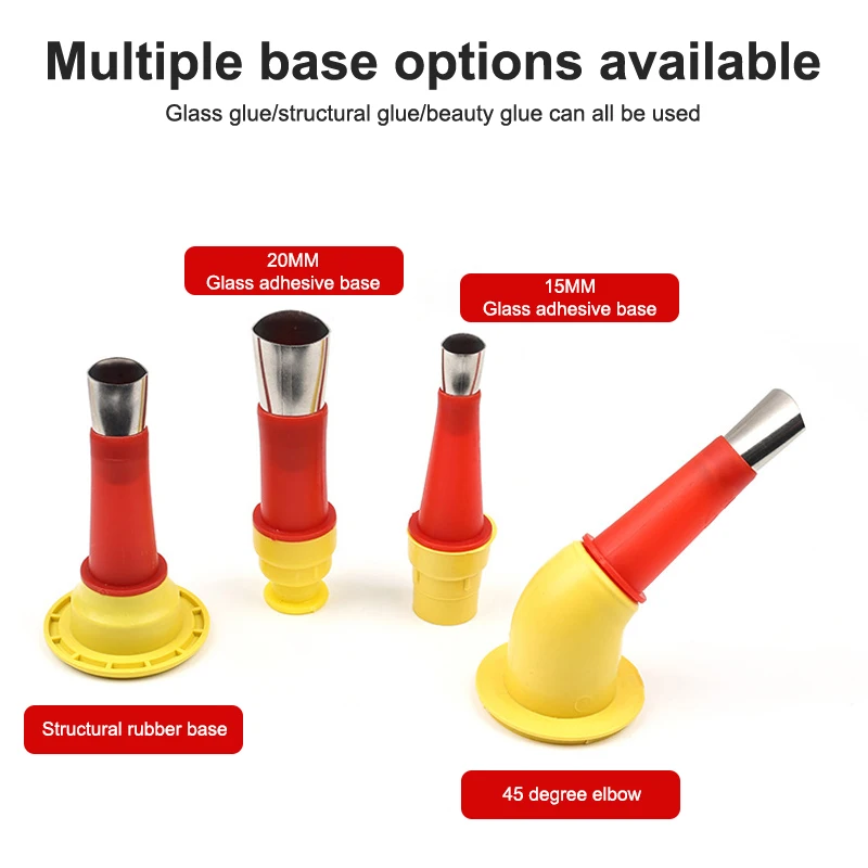 20PCS Rvs Kalefateren Nozzle Applicator Breeuwen Finisher Lijm Tool Keuken Badkamer Wastafel Siliconenkit Afwerking Tool