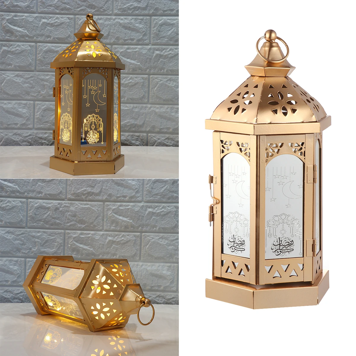 

Wind Lamp Lantern Decor Ramadan Decoration Christmas Decorations 2023 Portable Light Decorative Party Props Storm