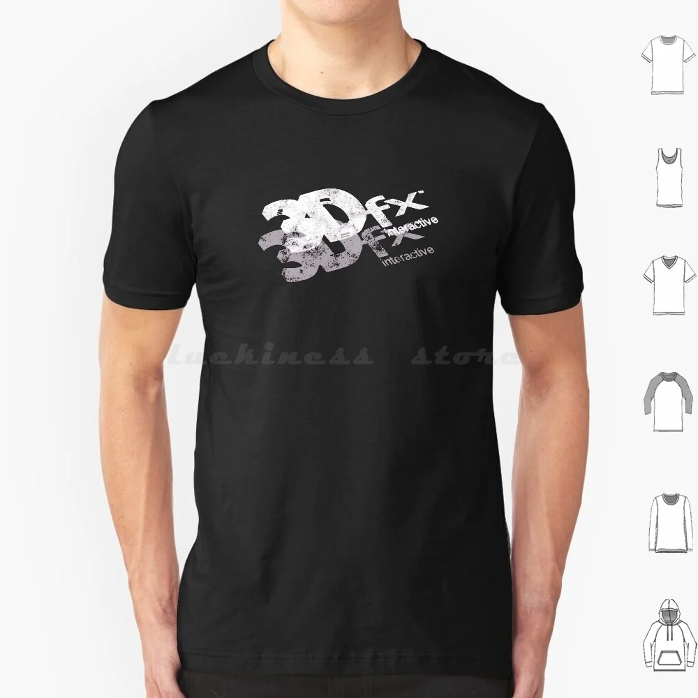 Camiseta estilo 3dfx-Chip 6xl, camiseta fresca de algodón 3dfx Voodoo Glide Gpu gráficos Vga Dos Windows 95 ordenadores Geek 1990s 90s noventa