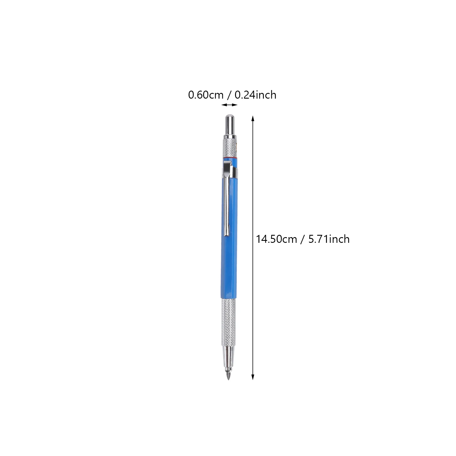 مجموعتان من أقلام الرصاص الهندسية مقاس 2.0 مم باللون الأزرق سهلة الاستخدام لصياغة قلم رسم احترافي للبناء