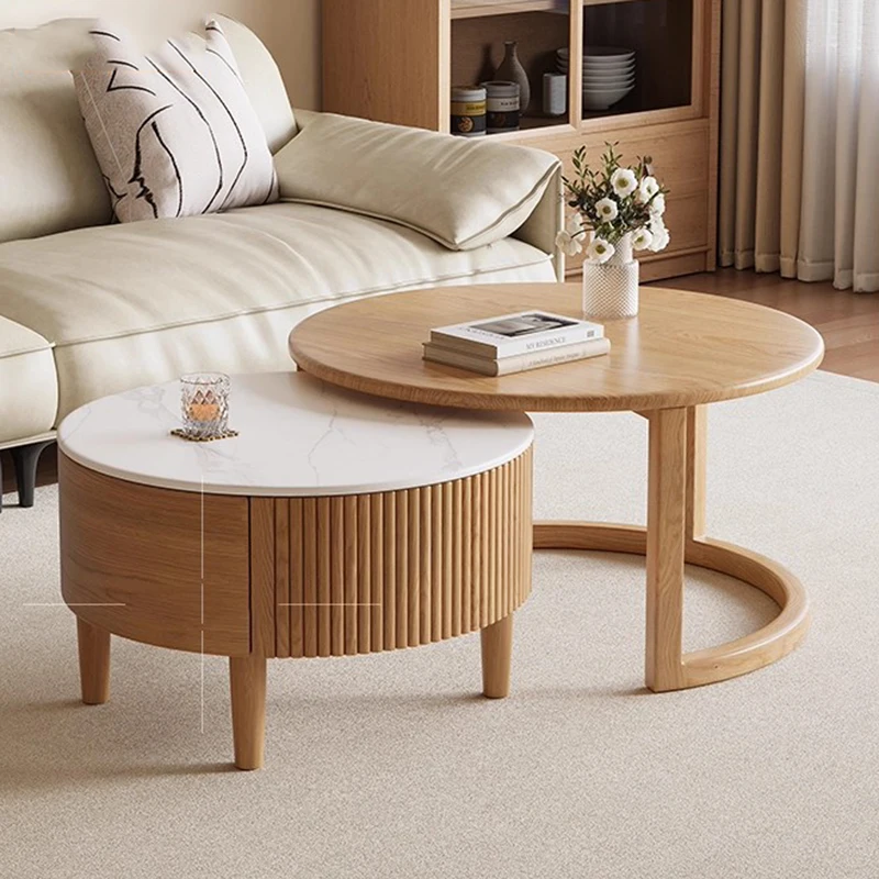 

Wood Designer Coffee Table Modern Luxury Living Room Decoration Nordic Side Table Minimalist Unique Couchtisch Home Furniture