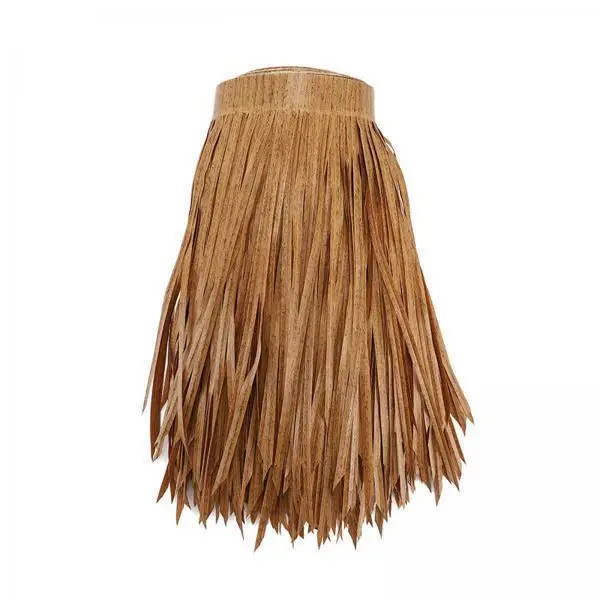 Artificial Palm Thatch Roll PETG Simulation Thatch Straw Roof Panel 39x20 Inch Outdoor Patio Umbrella Cover for Tiki Bar
