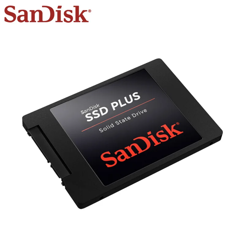 Твердотельный накопитель SanDisk SSD PLUS SATA3.0, жесткий диск 240 ГБ, 480 ГБ, 1 ТБ, 2 ТБ, внутренний 2,5 дюйма, жесткий диск для ноутбука, настольного компьютера, макс. 545 Мбит/с