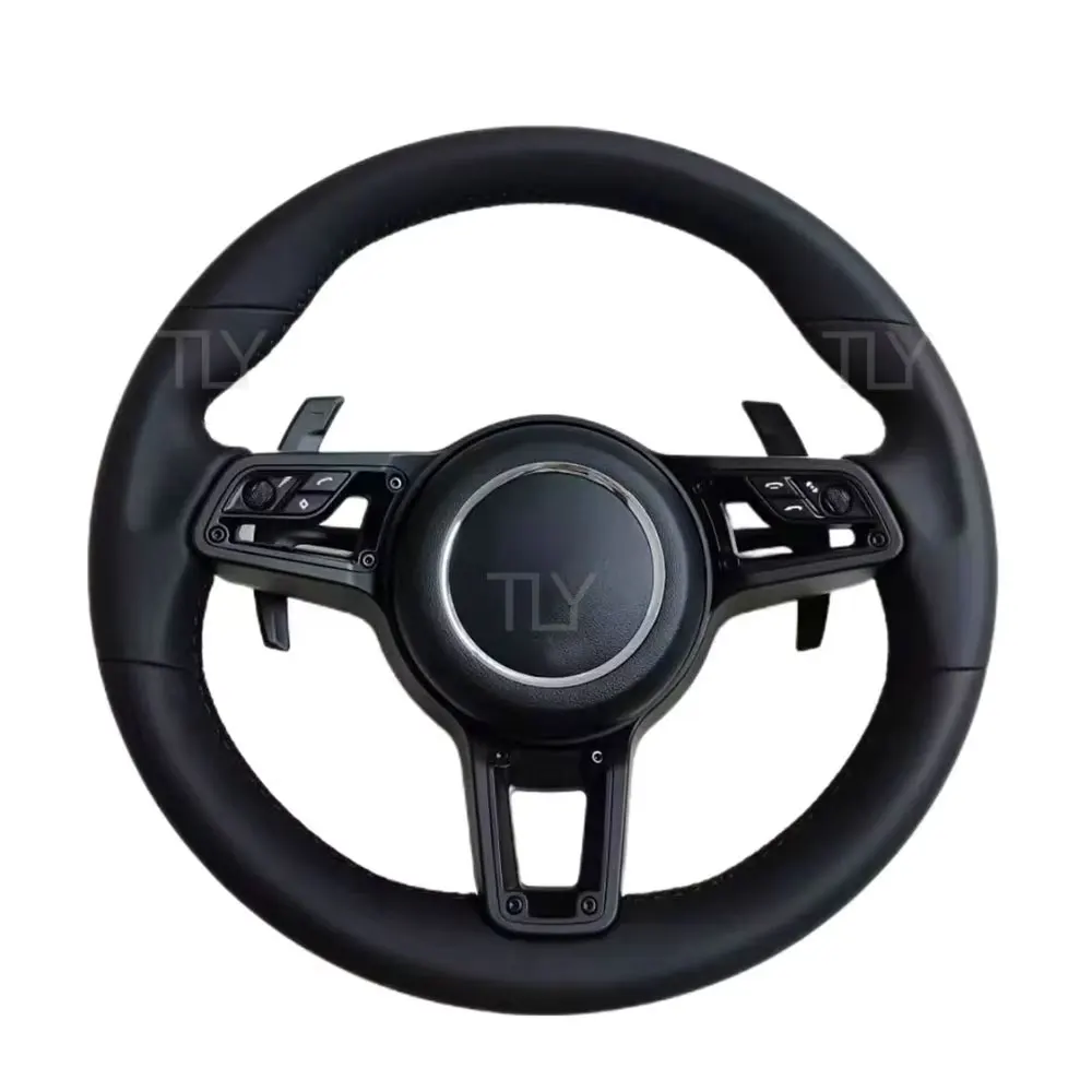 Upgrade Full Leather Volant Lenkrad Steering Wheel for Porsche Panamera Cayenne Macan Cayman Boxster Taycan 918 911 981 718 958