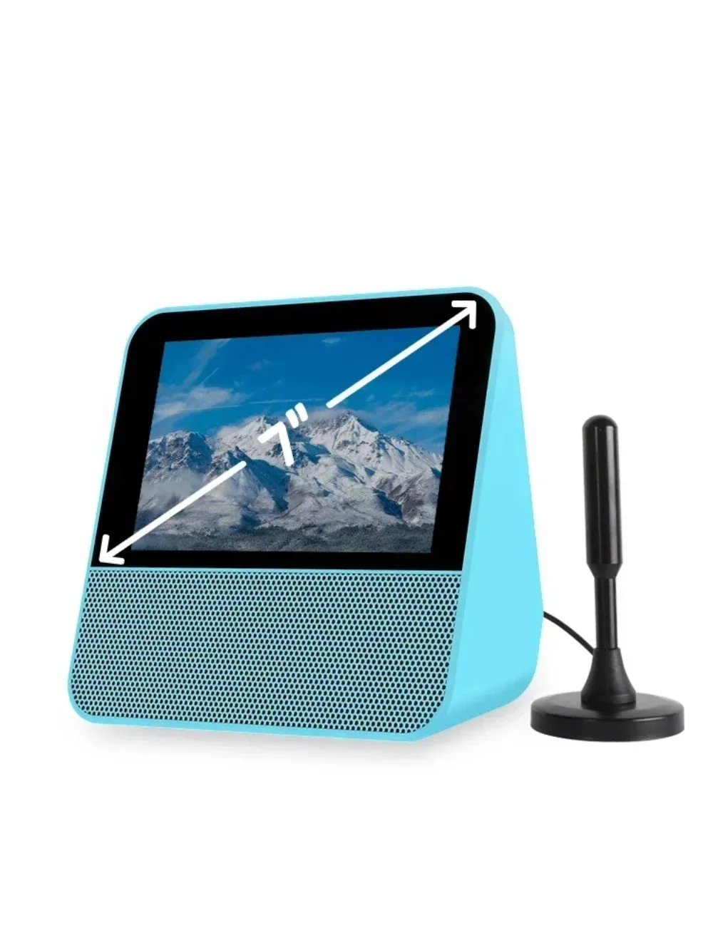 Portable 7 Inch Touch LCD Display Screen, Rechargeable Mini Media Player With USB Multimedia Playback
