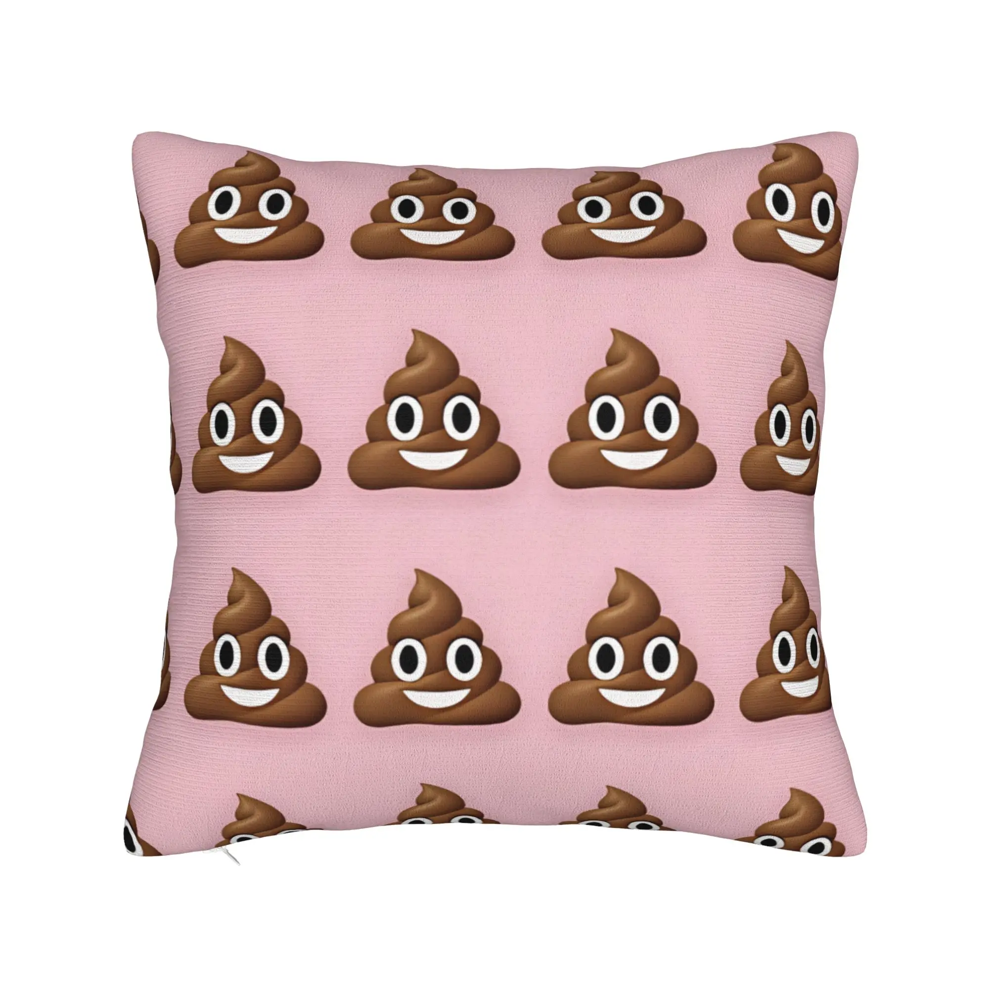 Poop Meme Funny Pillow Cover  Comfy Cushion Cover Fashion Pillow Case For Couch Sofa Bedroom