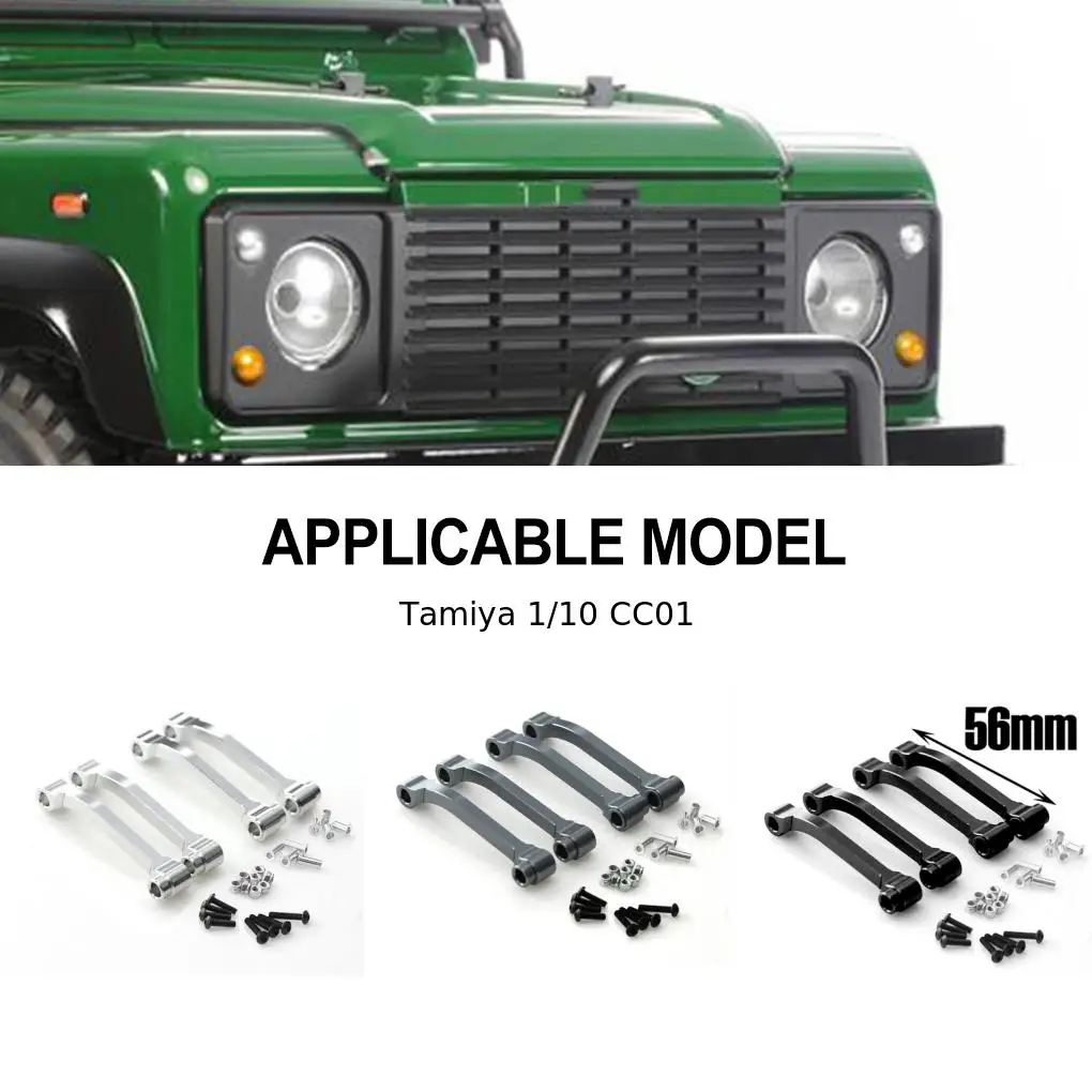 

Aluminum Alloy 1/10 1/14 Steering Servo Saver Complete For CC01 56301 56304 56309 56314 TT01 TT02 RC Car Part Titanium