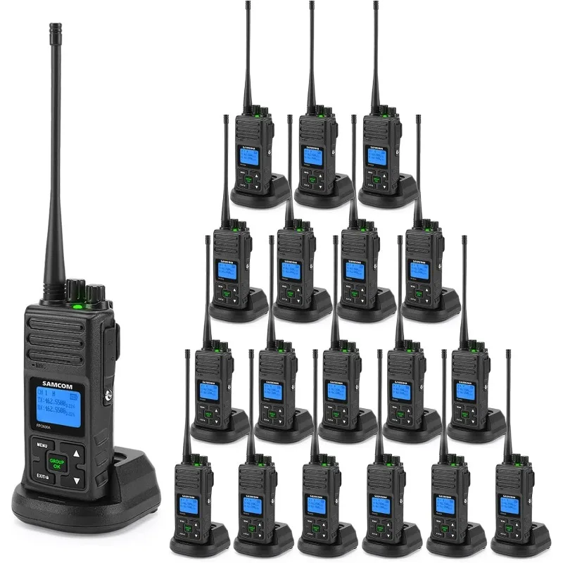 

2 Way Radios Walkie Talkies,Rechargeable Long Range Two Way Radio,5 Watts Programmable Commercial Handheld UHF Radios