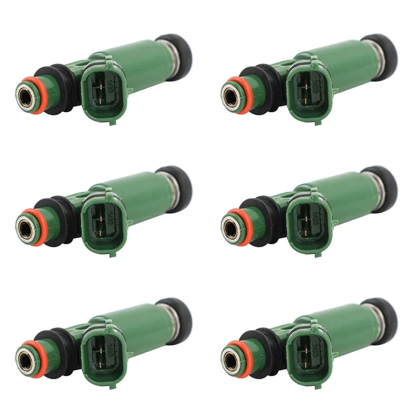 6X Neue Kraftstoff Injektor 23250-66010 Für TOYOTA LANDCRUISER LX450 1FZ-FE 4,5 L V6