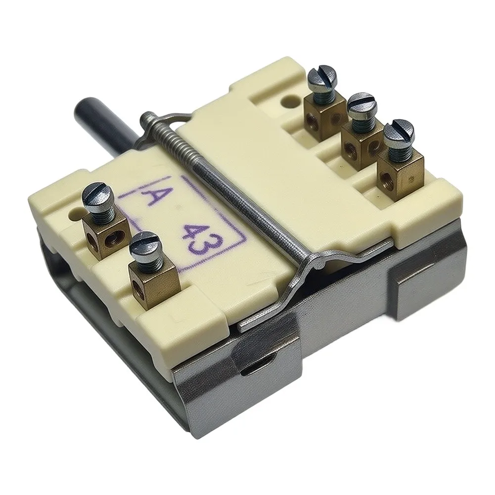 Rotary Gear Switch 49.24015.000 for Electric Stove Replacement Part for Compatible with Cooktop Control Units ABS 16A