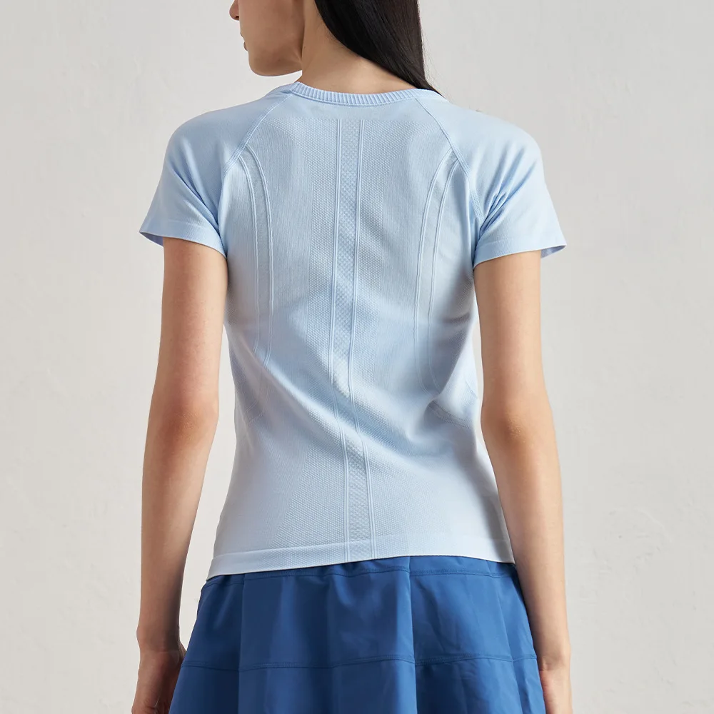 Top sportivo da yoga slim fit rotondo da donna Ne ort Sve Abbigliamento interno fitn traspirante con controllo della vita Sl Summer