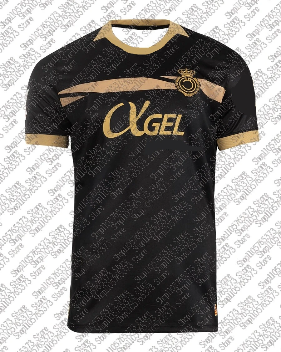 26-27 Mens Kids Boys Spain Top Adult Home Jersey Soccer Game Sport R-RCD Mallorca Home Male Training Breathable Football Jersey