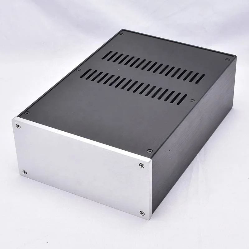 

BRZHIFI JC2210 Factory Direct High Quality Aluminium Profile Case Amplifier Enclosure Box Multifunction Electronics Chassis DIY