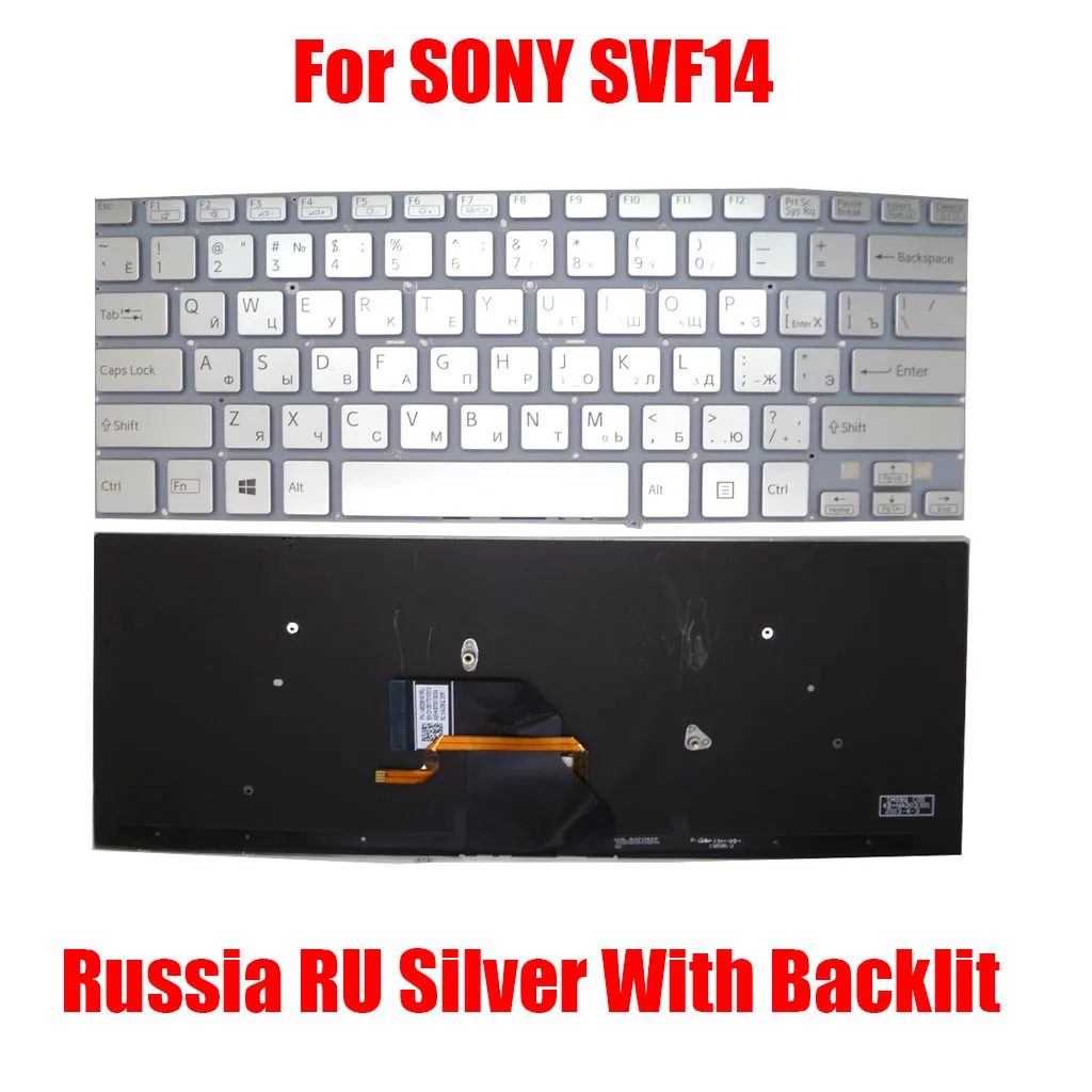 

IT RU Laptop Keyboard For SONY SVF14 149236561IT 149237161IT 149237461IT 149237361RU 149238861RU 149239161RU Italy Russia