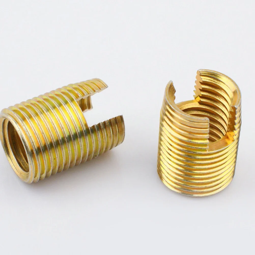 

50pcs Thread Repair Tool Carbon Steel Self-Tapping Slotted Type For Automotive Shipbuilding Construction Fastening Fixing Screw