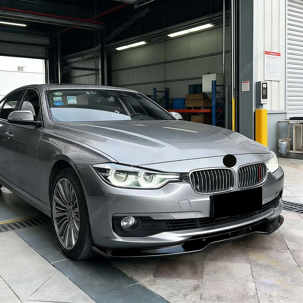 

For BMW F30 F31 Standard 2013-2019 Car Front Bumper Splitter Lip Spoiler Diffuser Canard Protector Cover Gloss Black Kits Tuning