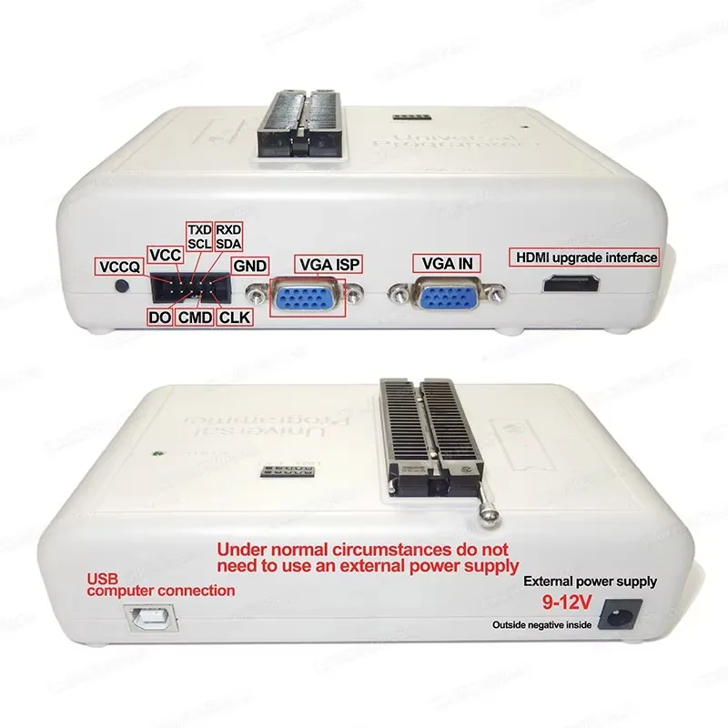 

Universal RT809H Programmer Supports NOR NAND EMMC EC MCU ISP New Version