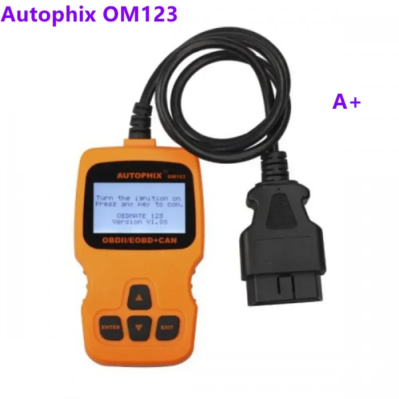 

Autophix OM123 OBD2 Automotive Scanner Car Diagnostic Tool ODB2 Auto Scaner Read Clear Engine Fault Light Code Reader ELM327