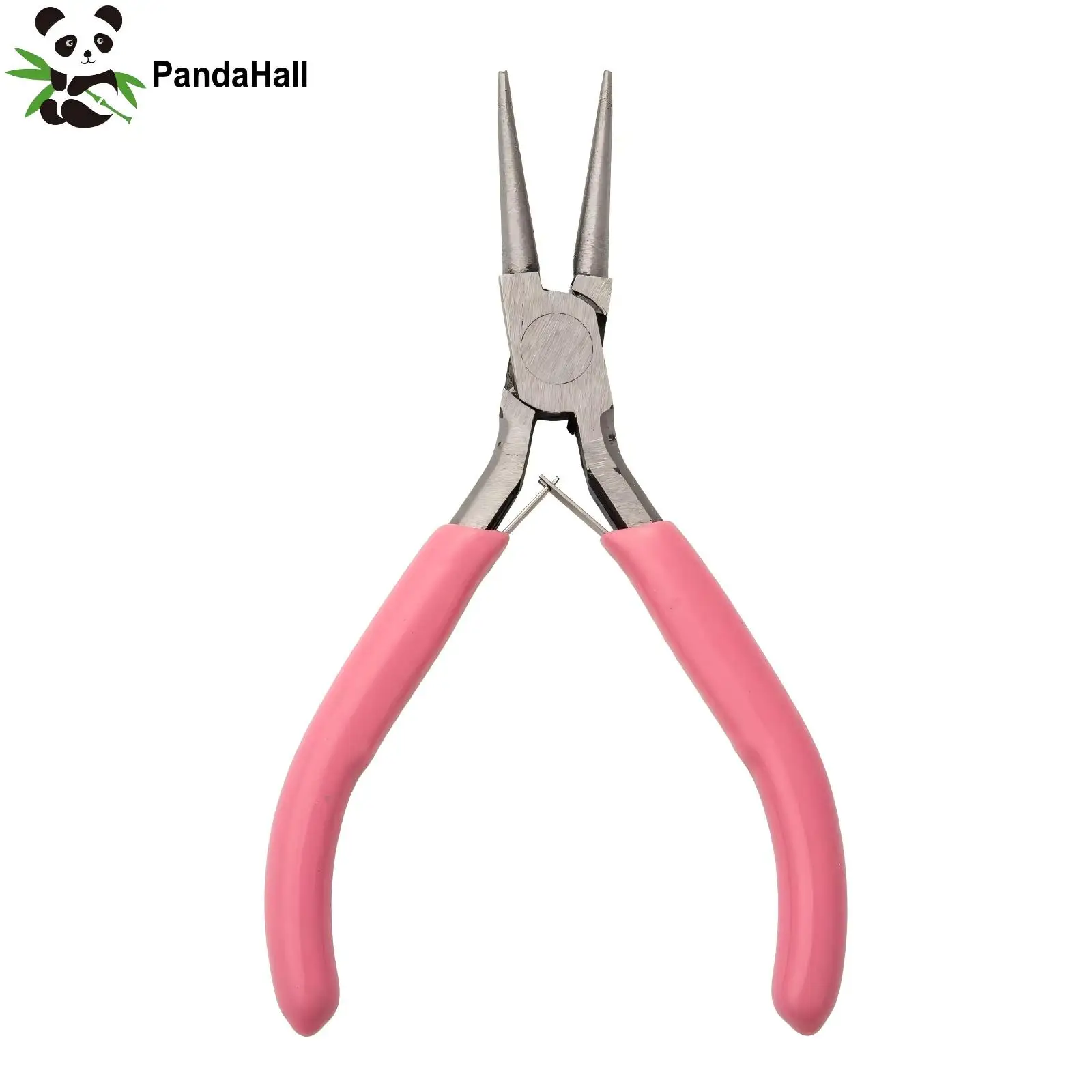 Pandahall  Jewelry Pliers Carbon Steel Round Nose Pliers Hand Tools Polishing Jewelry Making Tools 12x7.6x0.9cm