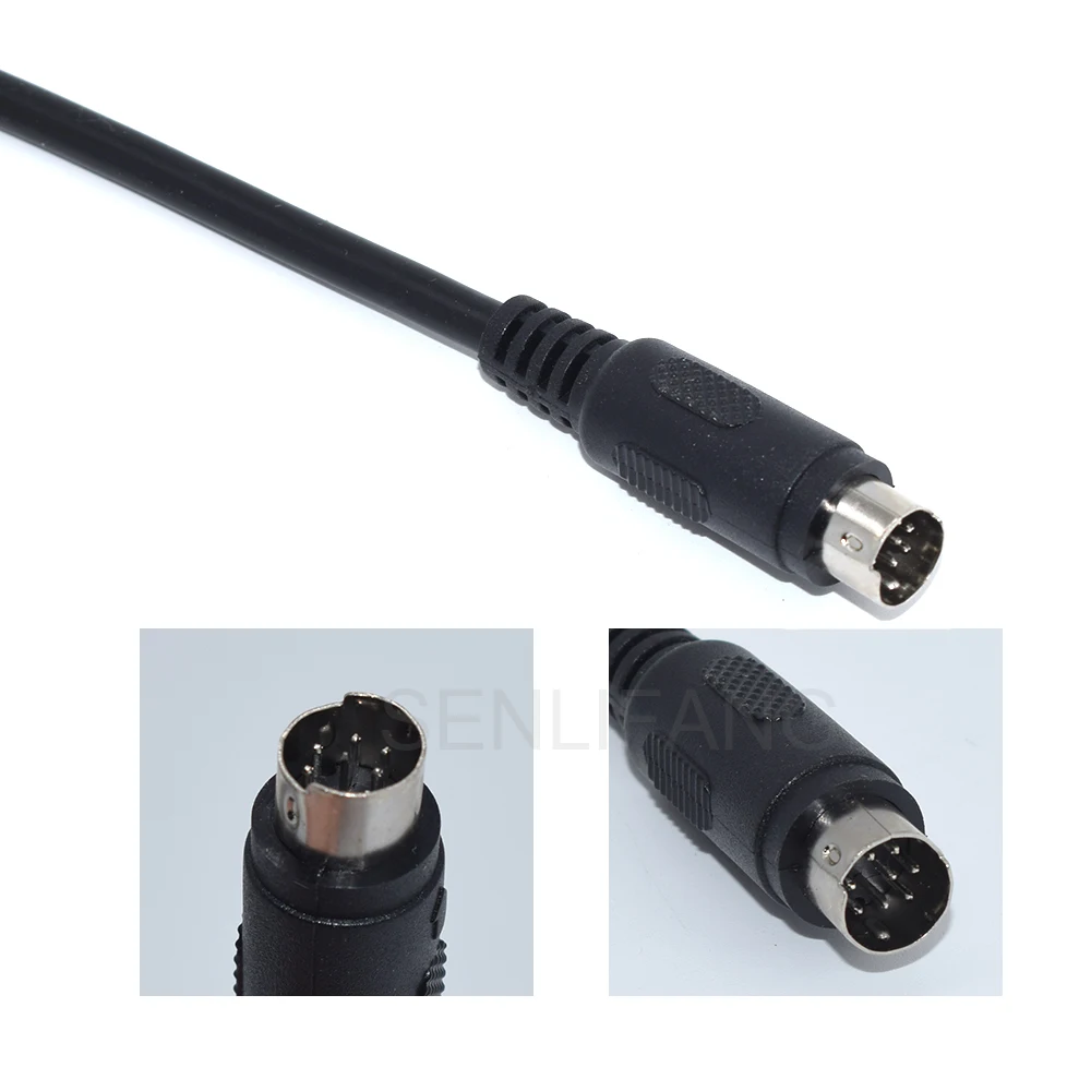 DOP-DVP 3M 5M For Delta PLC Communication With HMI Cable Data Cable DOP-CA232DP DB9 TO MD8 NEW