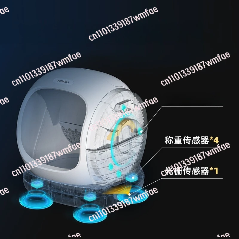 Automatic cat litter box oversized splash-proof open anti-odor intelligent electric cleaning cat toilet