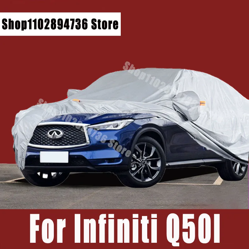 

For Infiniti Q50l Full Car Covers Outdoor Sun uv protection Dust Rain Snow Protective Auto Protective cover