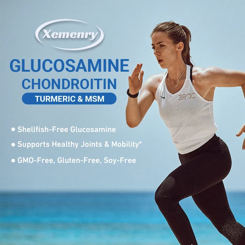 Glucosamine Chondroitin Turmeric & MSM - Supports Joint, Bone, and Cartilage Health, Maintaining Joint Mobility and ComfortSuppl - Image 5