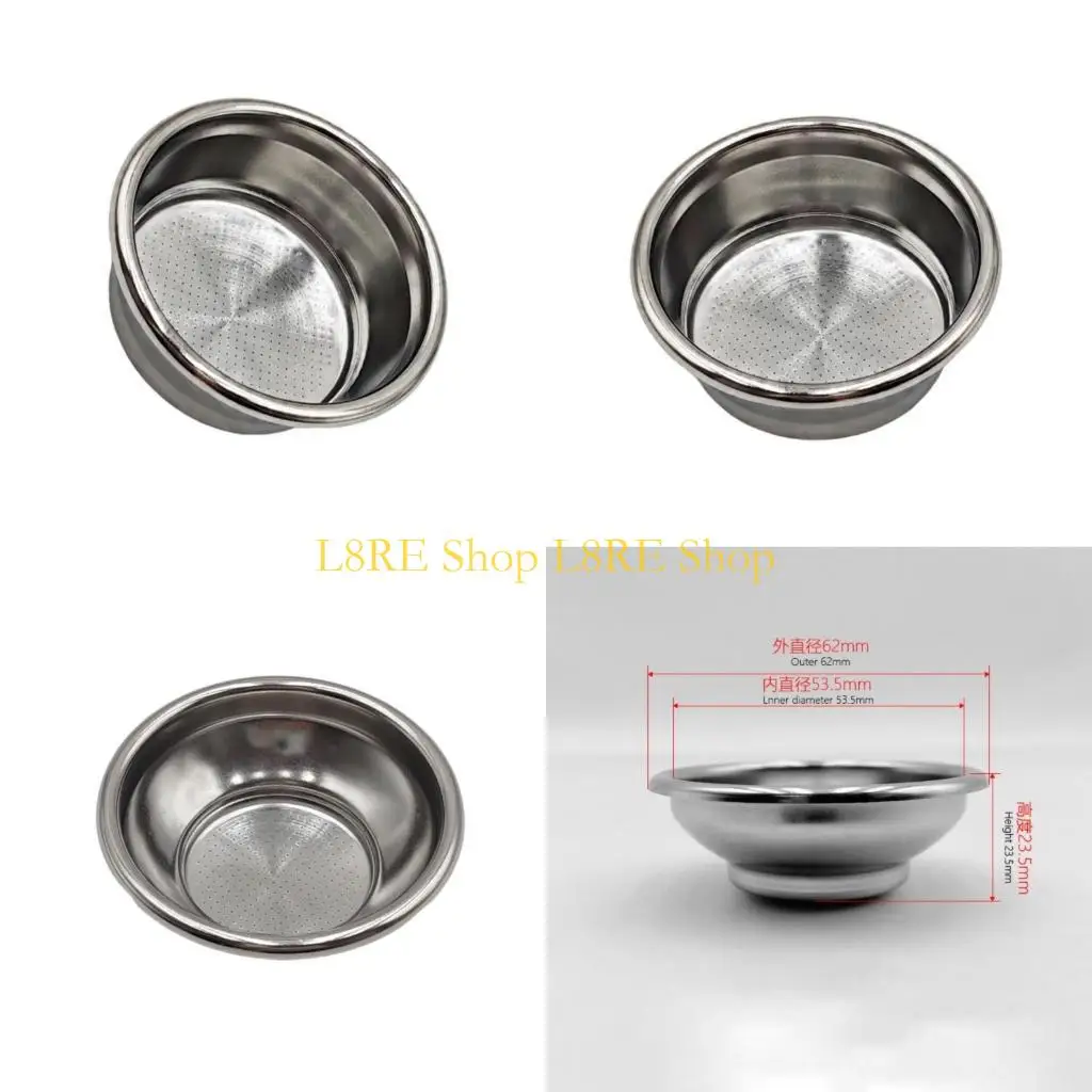 

L8RE Coffee Filter Basket 54mm Stainless Steel Espresso Powder Holders Professional Coffee Filter for Multiple Machines