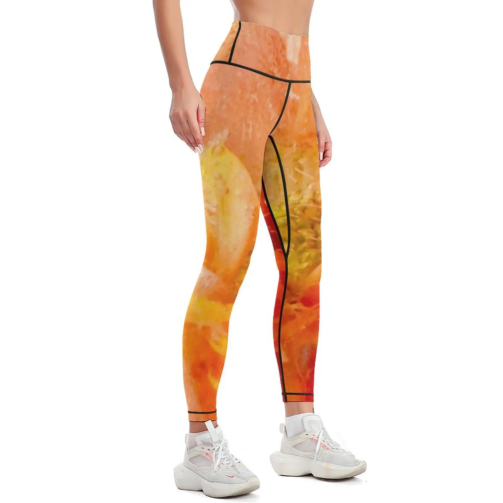 Рисунок 2 - Женские Леггинсы пуш-ап оранжевого