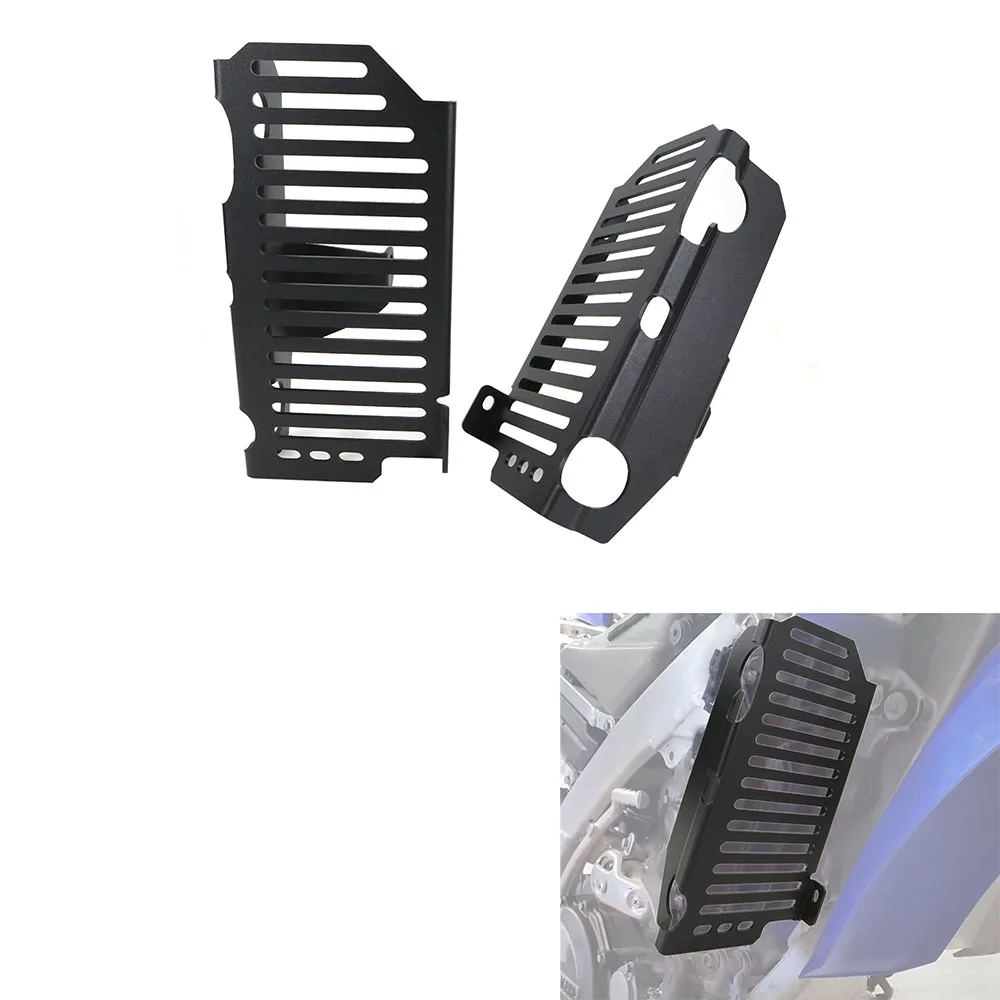 Motorcycle Aluminum Radiator Guard Engine Cooling Cover Crash Protector Fit For Yamaha WR250F WR450F YZ250F YZ250FX YZ450F/FX