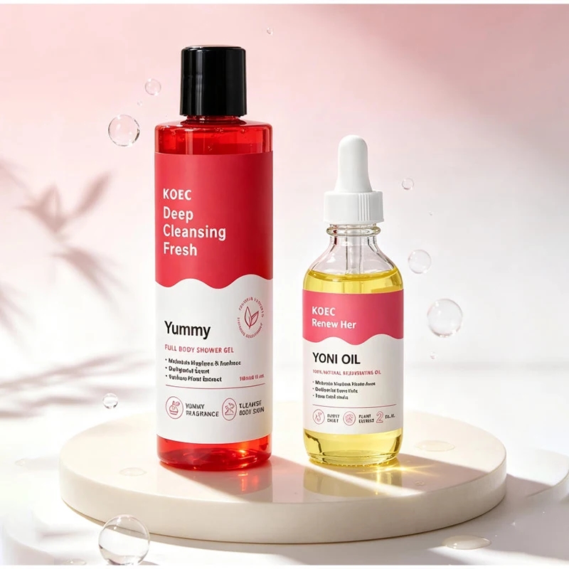 Gentle Shower Gel Deep Cleansing Moisturizing Intimate Care Natural Plant Extract Smooth Skin Daily Refreshing Hydrating Mild
