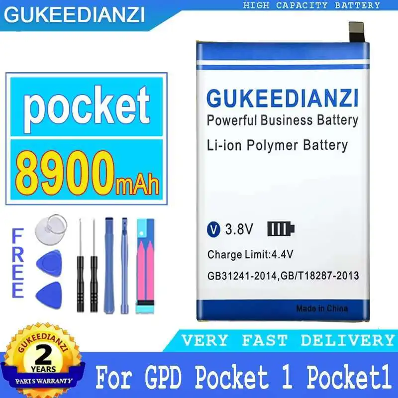 

Laptop Battery High-Capacity 8900Mah Reliable Replacement For Gpd Pocket 1 Pocket1