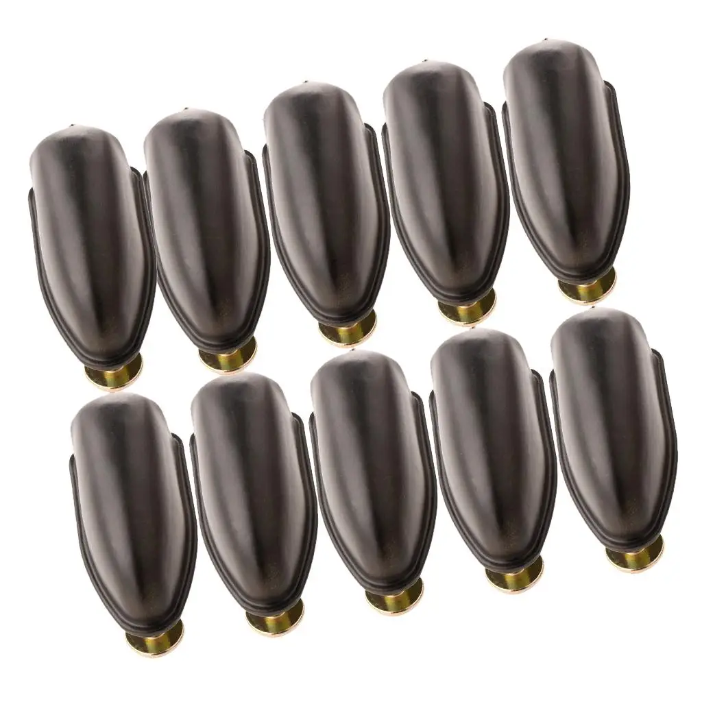 Practical 10Pcs Metal Drum Set Lugs Tom Snare Bass Drum Claw Hooks Black