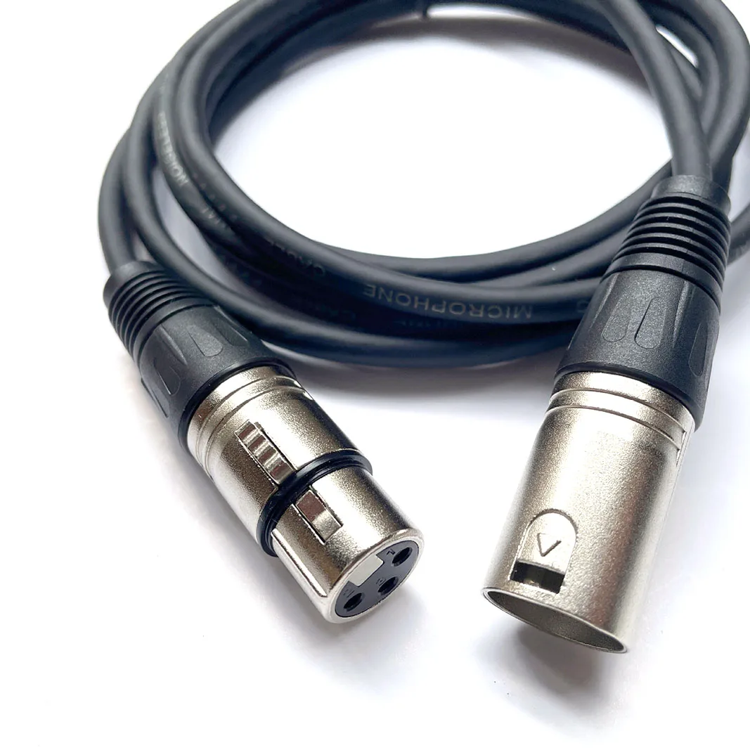 XLR Cable Male to Female Sound Cannon Microphone Cable for Mixer Amplifier Balanced Analog Audio Cord XLR Extension Cable
