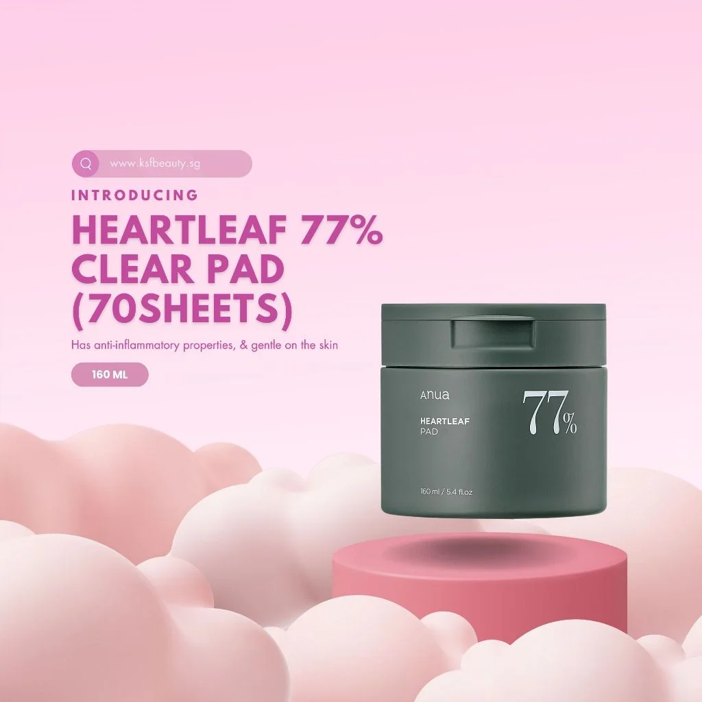 

ANUA Heartleaf 77 Toning Cotton Moisturizing Pore Care, Heartleaf Extract, Centella Asiatica, Korean Skincare