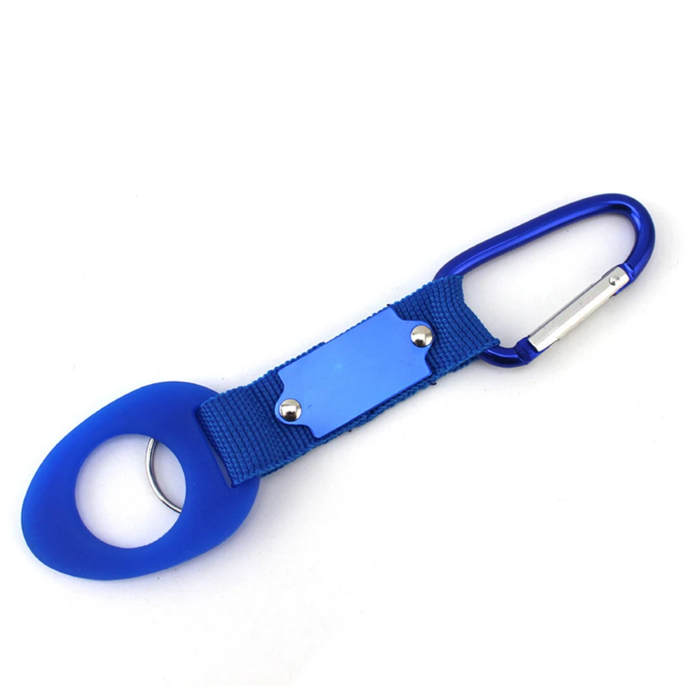 

5pcs Silicone Water Bottle Buckle Practical Simple Hanging Buckle for Outdoor Hiking Travel Camping (Random Color)
