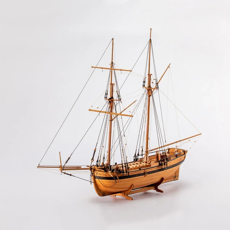 

1/36 Ship Model DIY Simulation Wooden Ship Half Rib Model Kit Port Jackson Schooner 1803 Gift Collection Model Toy