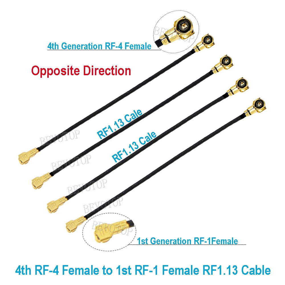 2PCS MHF4 Cable Pigtail U.fl IPX-1 Female to MHF-4 Female Jack RG1.13 IPX Cable for Router 3G 4G Modem