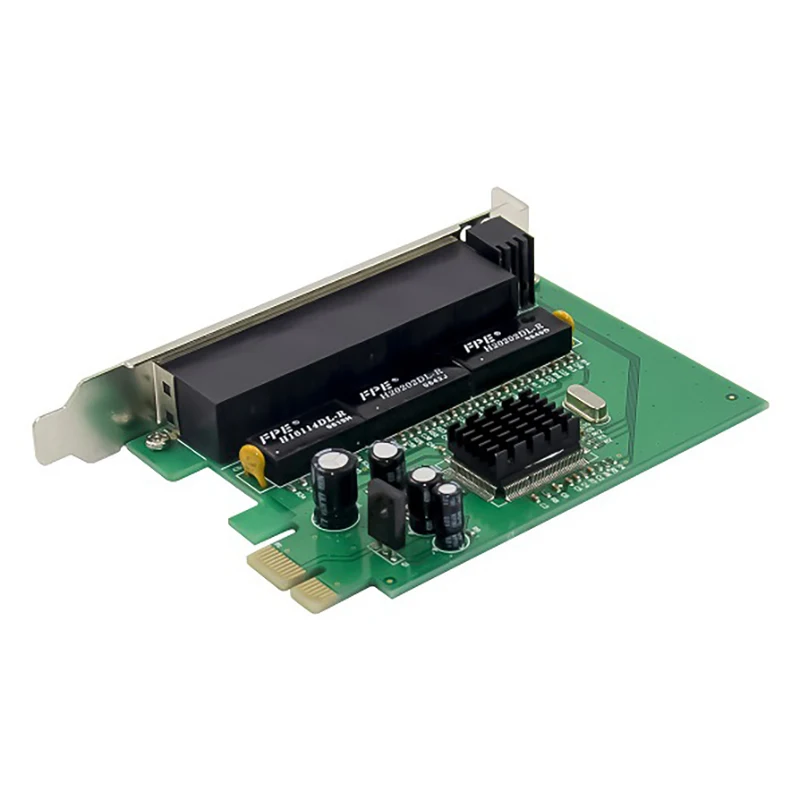 PCI-E Ethernet Switch Card PCI-E X1 IC Plus IP175C 5-Port Fast Ethernet Integrated Switch Card Transceiver