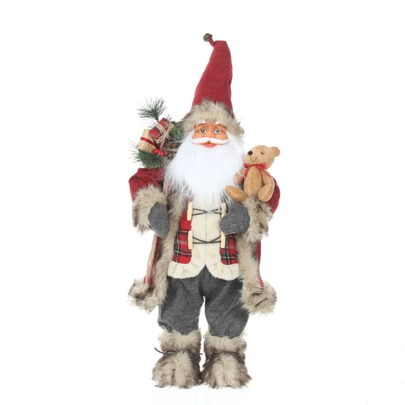 Cross-border Nordic Santa Claus decorations Christmas doll doll hotel shopping mall scene layout