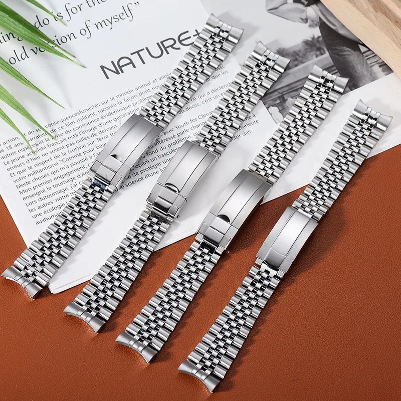 904L Jubilee Watch Band for Rolex Sub GMT Yacht Daytona 20mm Men Watch Strap Luxury Bracelet Mod Parts Replacement Accessories