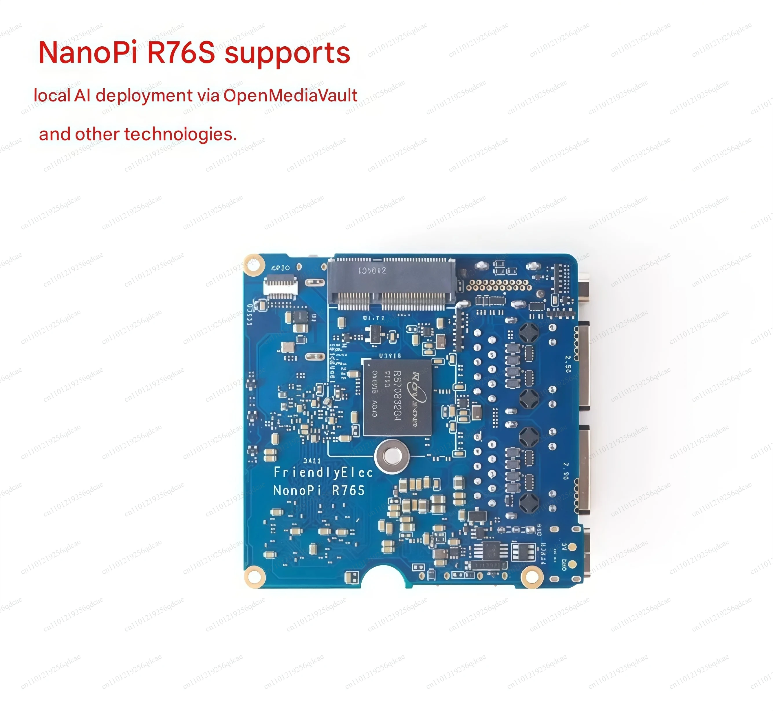For ARM RK3576 Development Board NanoPi R76S, Dual 2.5G, 16GB LPDDR5, HDMI, AI Deployment, Brand New Original