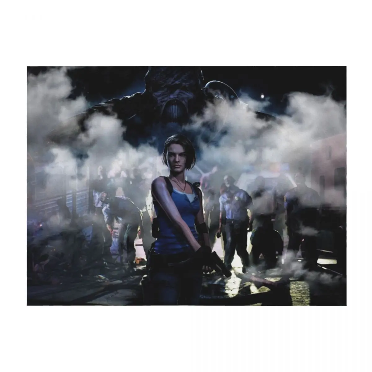 

Jill sexy girl Throw Blanket halloween Nap Polar Furrys Blankets