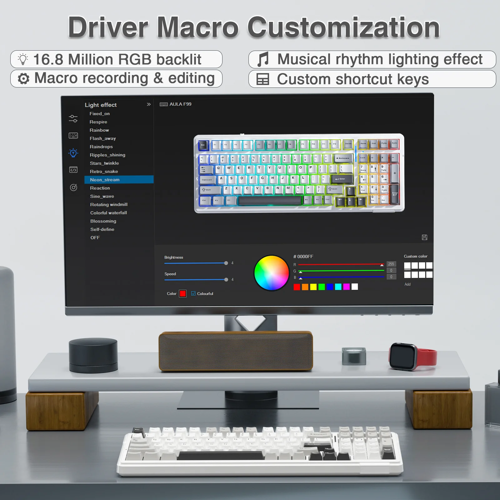 AULA F99 Machanical Keyboard B - Gaming Keyboard Brand avis et prix