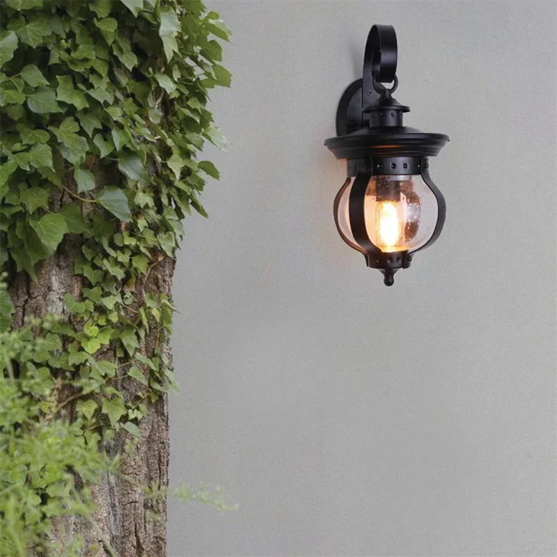 ·BUNNY Outdoor Retro Wall Light Classical Sconces Lamp Waterproof IP65 LED For Home Porch Villa