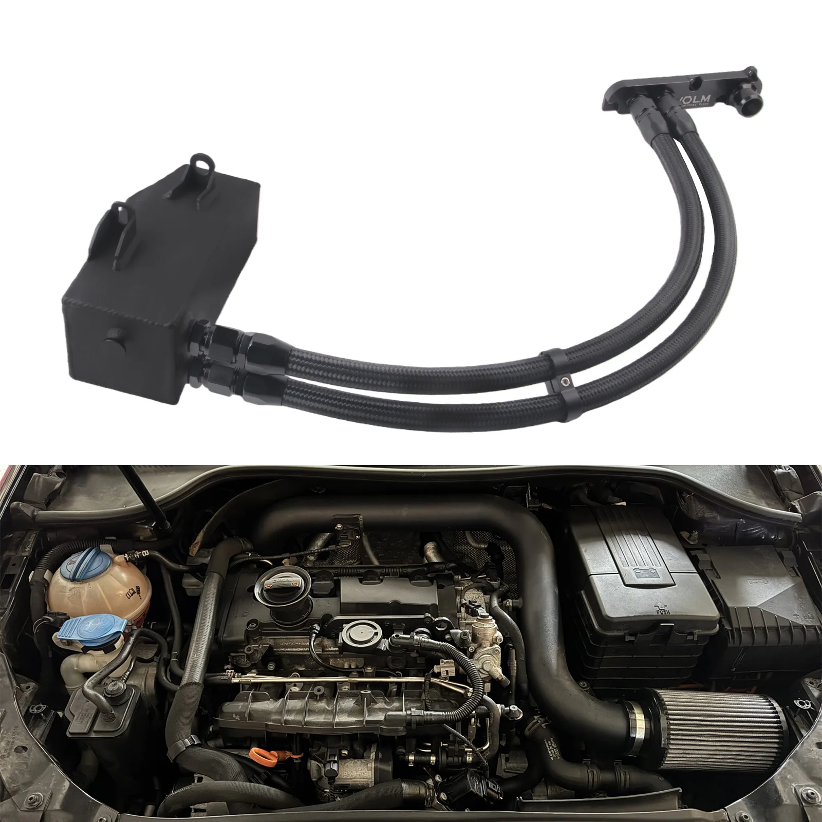 For SEAT Leon Cupra/R Oil Catch Tank/Can Kit for Audi Seat VW GTI R S3 8P EA113  2.0TFSI