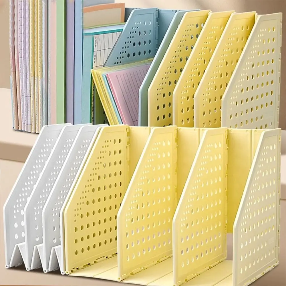 Imagem -03 - Suporte de Arquivo Retrátil Ajustável Estante Dobrável Rack de Armazenamento Desktop Organizer Siga Zoom Bookend Acordo