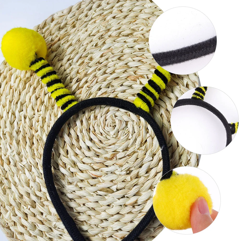 14 Pcs Gift Cosplay Hair Hoops Accessory Kids Headbands Bee Headdress Creative Antenna Halloween Party Accessories