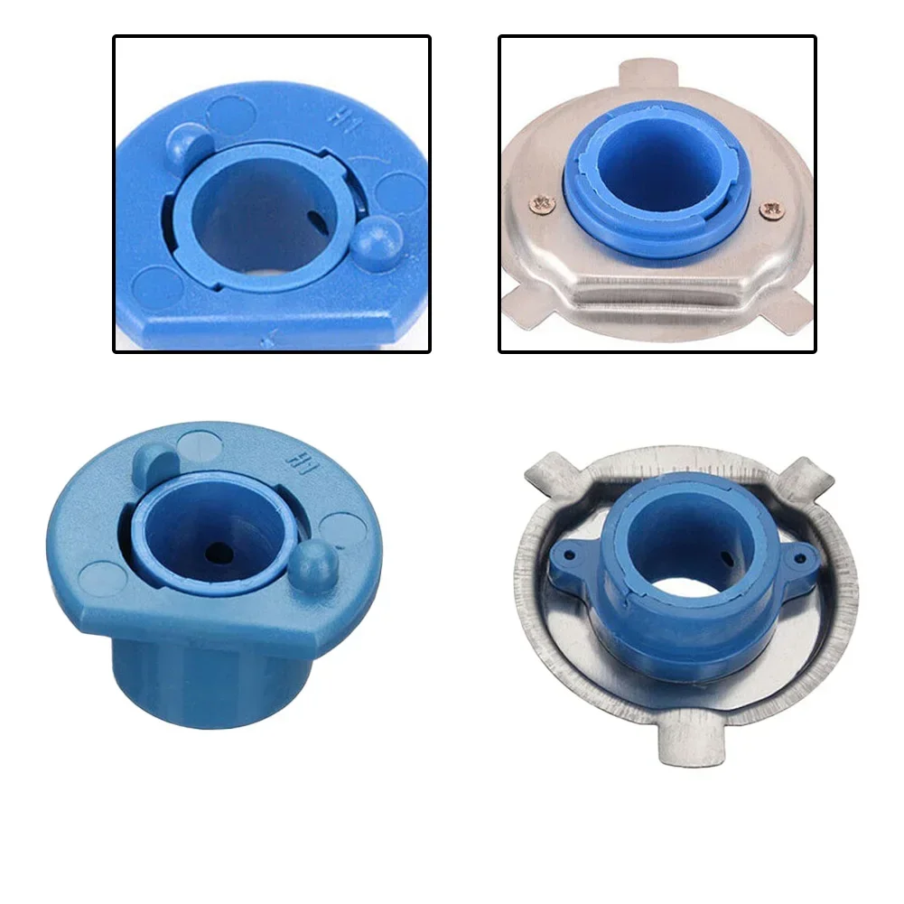 2Pcs H1 H4 Car LED Headlight Lamp Bulb Base Adapter Sockets Retainer Holder Easy Installation Car Light Base